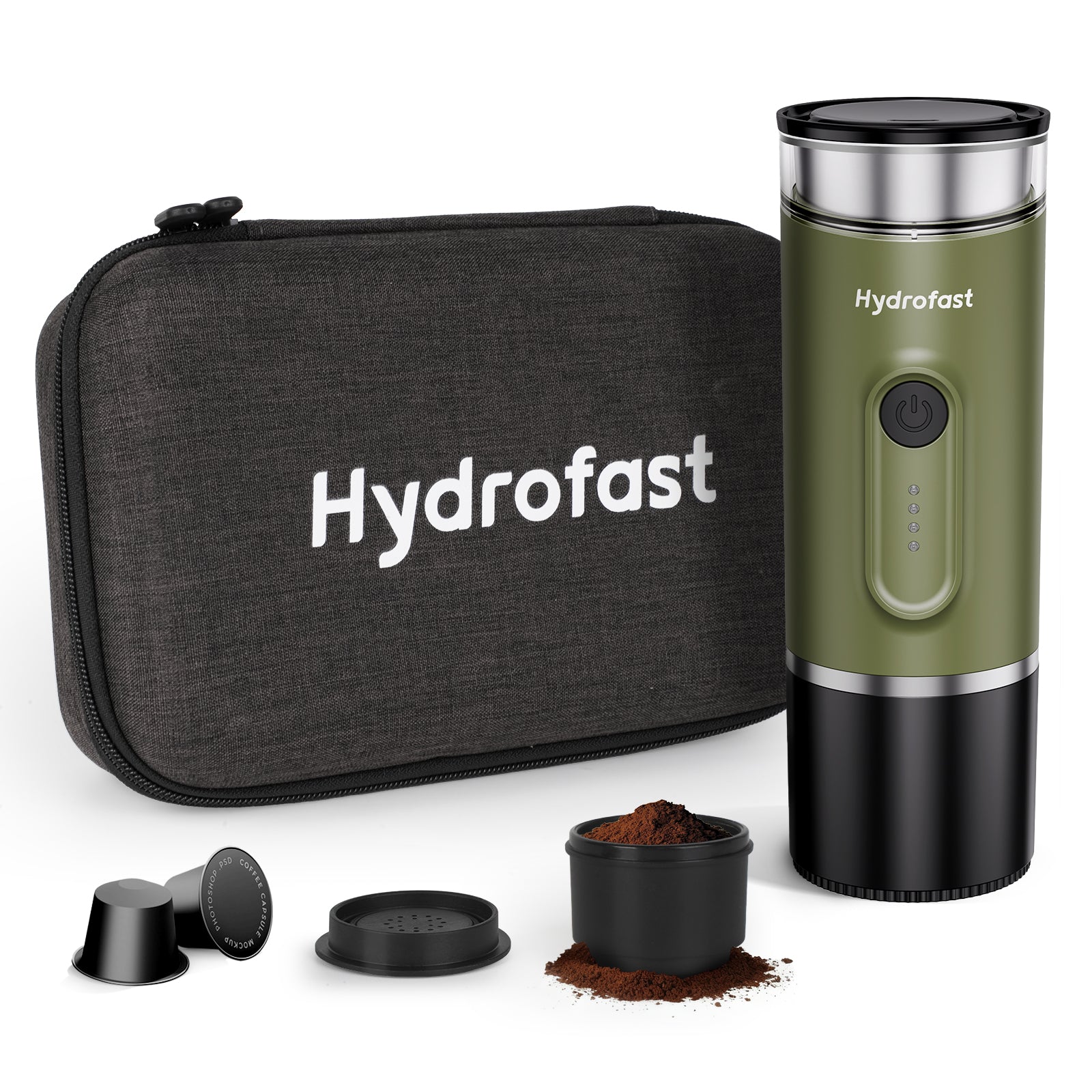 Hydrofast PO-100 Portable Espresso Maker | 20-Bar · 9600mAh
