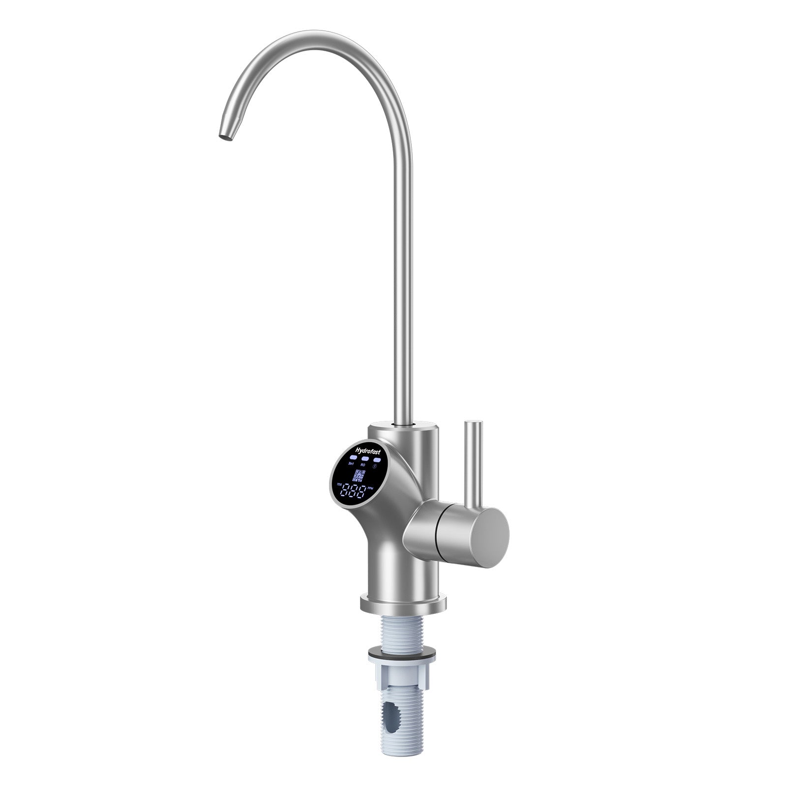 Hydrofast U01D Digital Display Faucet Matte Silver for UB&UC&UW Series