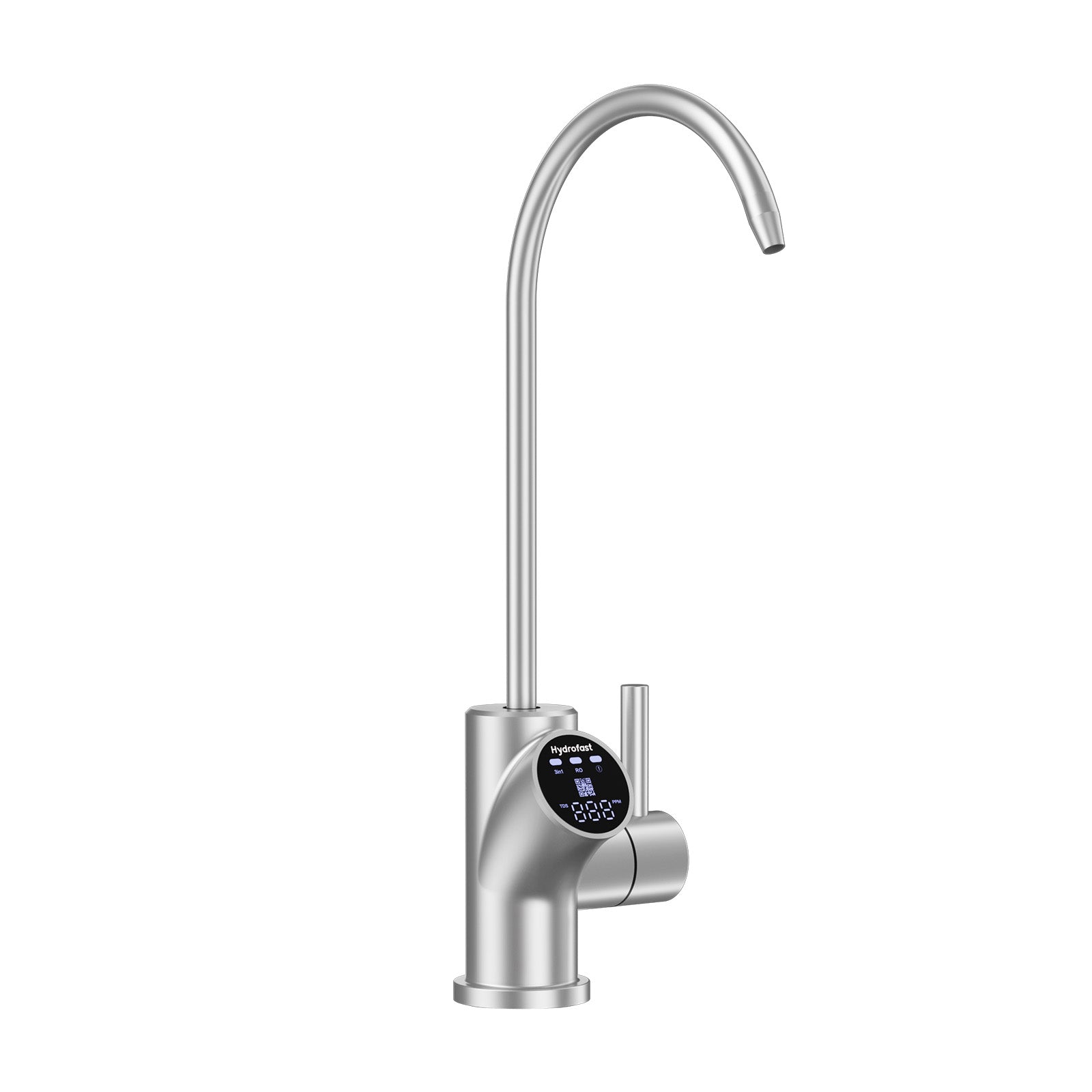 Hydrofast U01D Digital Display Faucet Matte Silver for UB&UC&UW Series