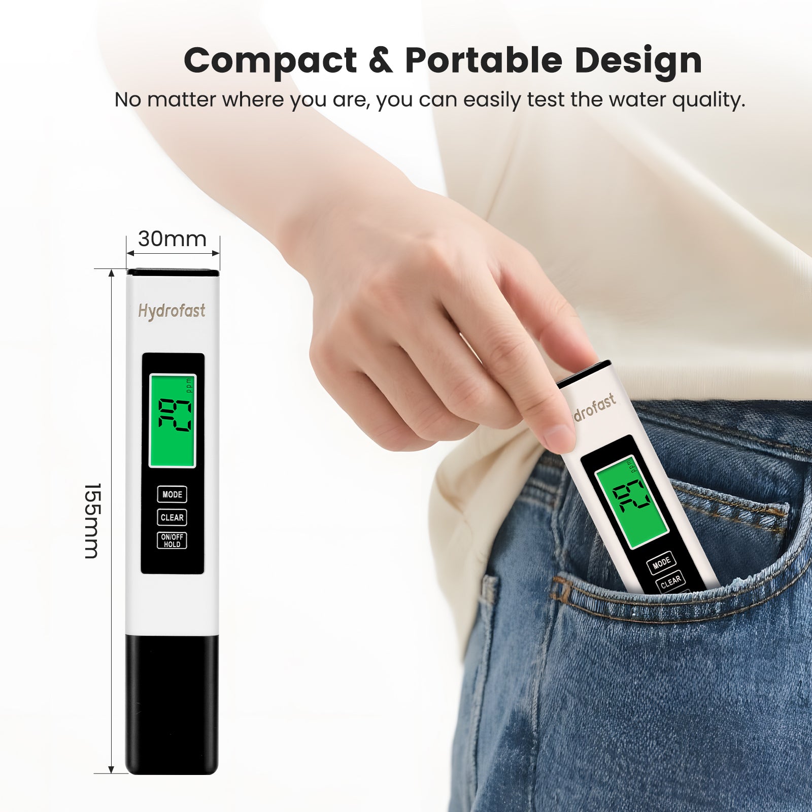 Hydrofast A2S Water Filter TDS Tester