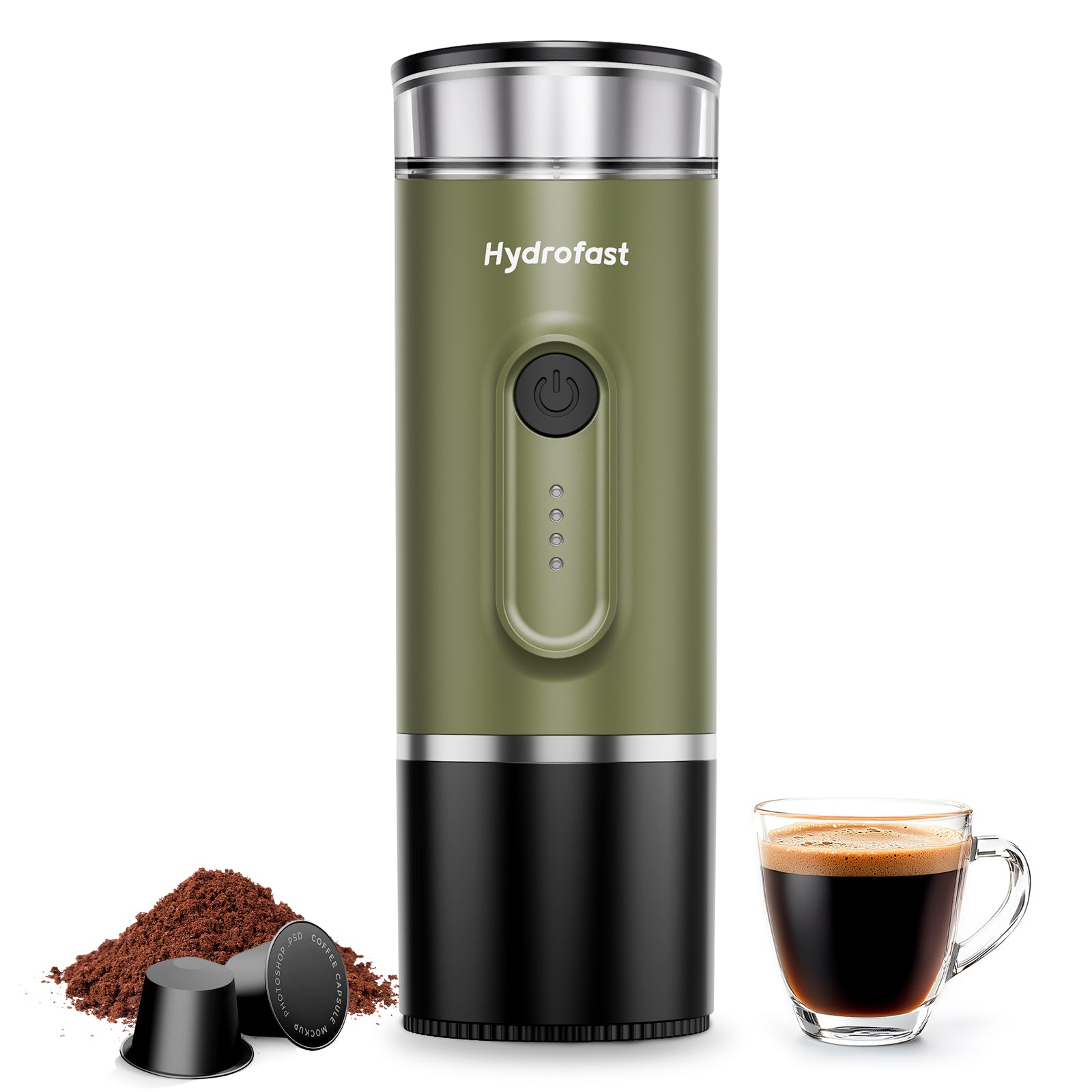 Hydrofast PO-100 Portable Espresso Maker | 20-Bar · 9600mAh